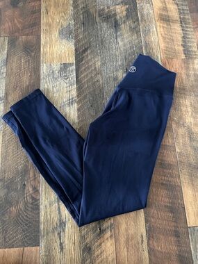Til You Collapse Girls' Navy Active Leggings